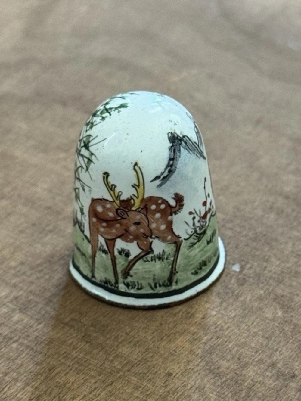 Decorative Deer Thimble